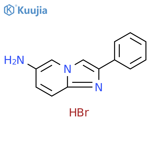 2-phenylimidazo1,2-apyridin-6-amine hydrobromide structure