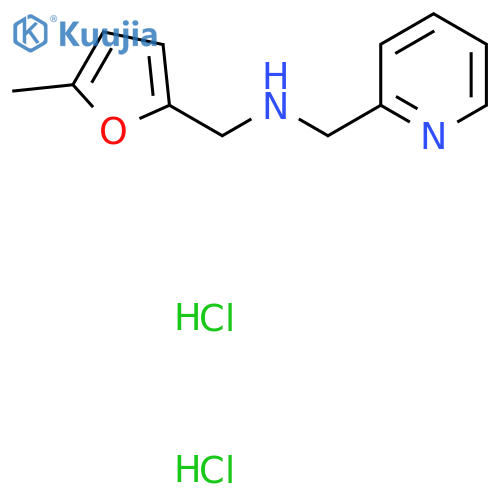 (5-methylfuran-2-yl)methyl(pyridin-2-yl)methylamine dihydrochloride structure