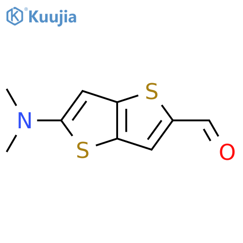 5-(Dimethylamino)thieno[3,2-b]thiophene-2-carbaldehyde structure