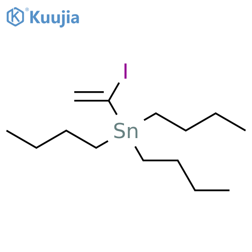 Stannane, tributyl(1-iodoethenyl)- structure