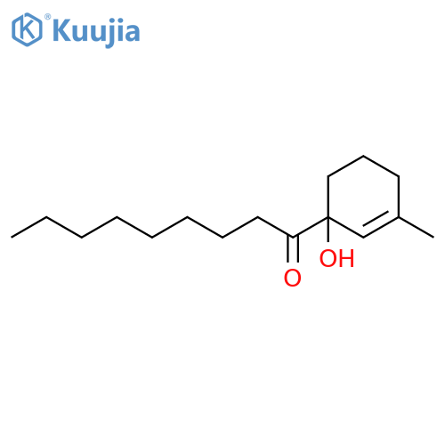 1-Nonanone, 1-(1-hydroxy-3-methyl-2-cyclohexen-1-yl)- structure