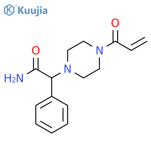 4-(1-Oxo-2-propen-1-yl)-α-phenyl-1-piperazineacetamide structure