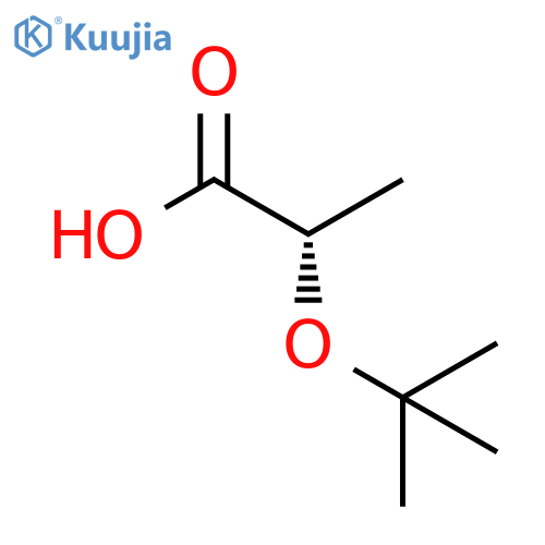 (2S)-2-(tert-butoxy)propanoic acid structure
