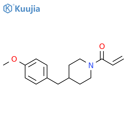 1-[4-[(4-Methoxyphenyl)methyl]-1-piperidinyl]-2-propen-1-one structure