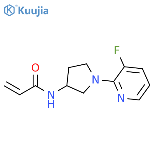 2-Propenamide, N-[1-(3-fluoro-2-pyridinyl)-3-pyrrolidinyl]- structure