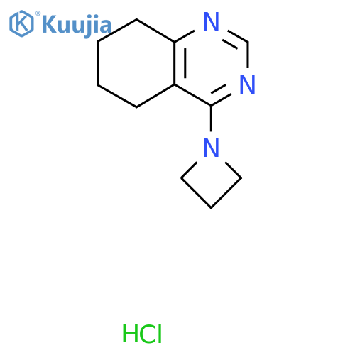 4-(azetidin-1-yl)-5,6,7,8-tetrahydroquinazoline dihydrochloride structure