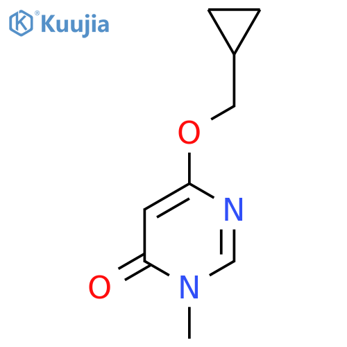 6-(Cyclopropylmethoxy)-3-methyl-3,4-dihydropyrimidin-4-one structure
