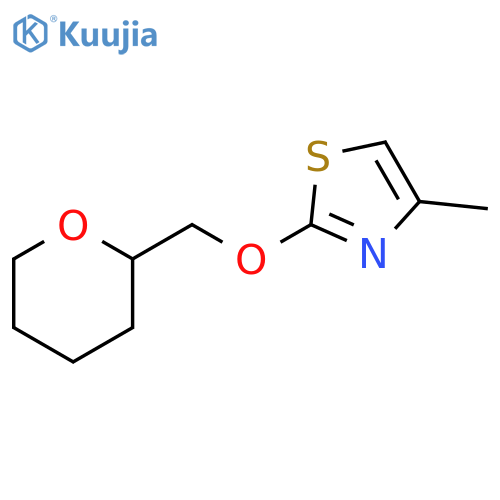 4-methyl-2-[(oxan-2-yl)methoxy]-1,3-thiazole structure