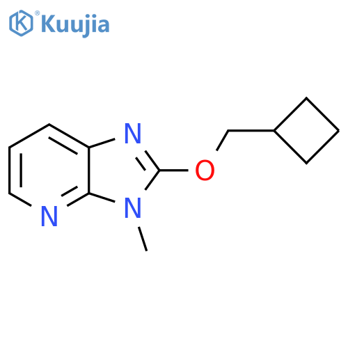 2-(cyclobutylmethoxy)-3-methyl-3H-imidazo[4,5-b]pyridine structure