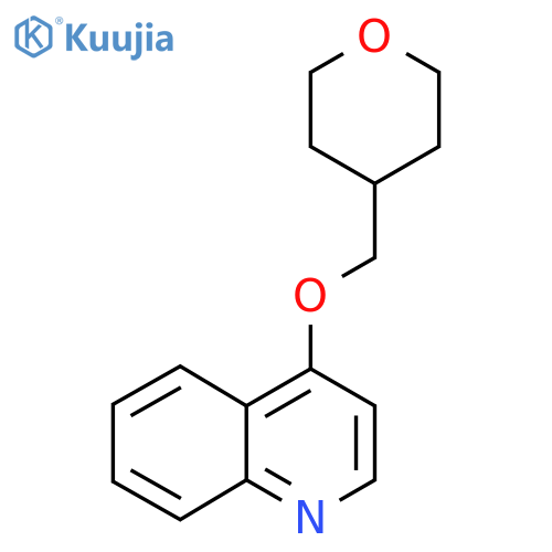 4-[(Oxan-4-yl)methoxy]quinoline structure