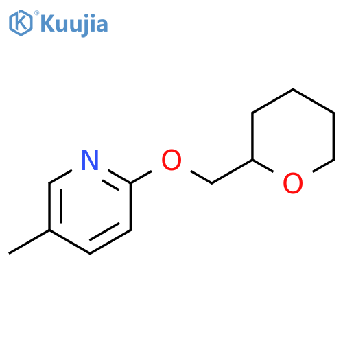 5-methyl-2-[(oxan-2-yl)methoxy]pyridine structure