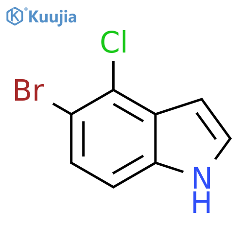 5-bromo-4-chloro-1H-indole structure