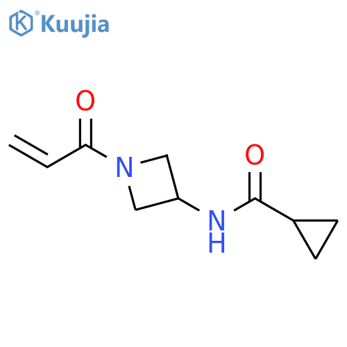 N-[1-(1-Oxo-2-propen-1-yl)-3-azetidinyl]cyclopropanecarboxamide structure