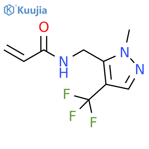N-[[1-Methyl-4-(trifluoromethyl)-1H-pyrazol-5-yl]methyl]-2-propenamide structure