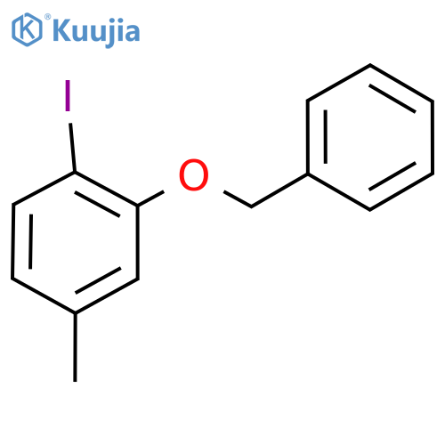 2-(Benzyloxy)-1-iodo-4-methylbenzene structure