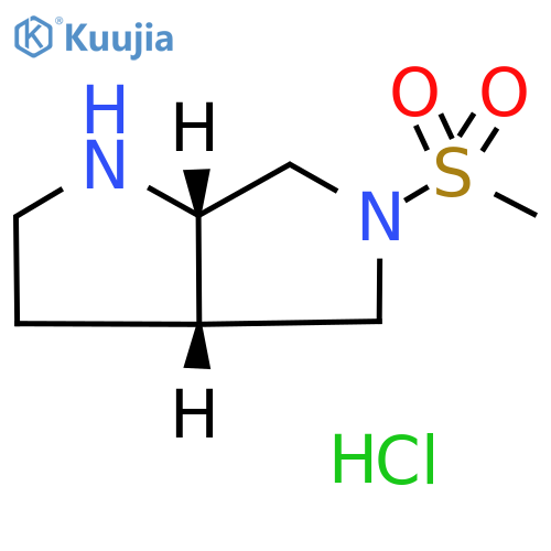 cis-5-methanesulfonyl-octahydropyrrolo[2,3-c]pyrrole Hydrochloride structure