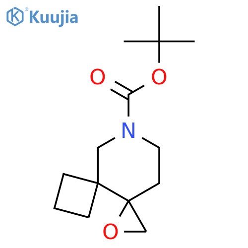 tert-Butyl 1-oxa-9-azadispiro[2.0.34.43]undecane-9-carboxylate structure