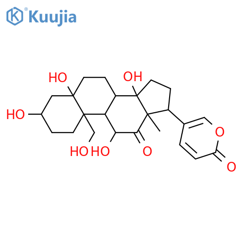 3,5,11,14,19-Pentahydroxy-12-oxobufa-20,22-dienolide; (3β,5β,11α,14β)-form structure