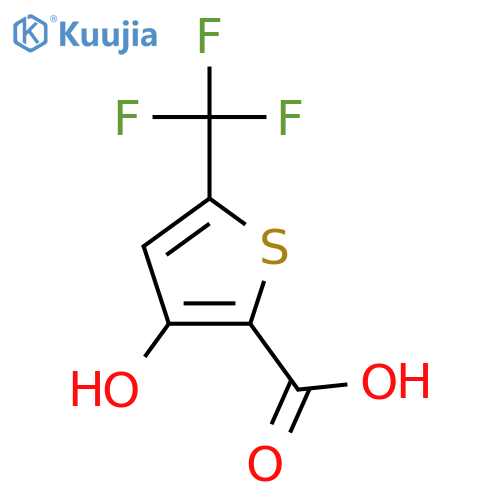 3-Hydroxy-5-trifluoromethylthiophene-2-carboxylic Acid structure