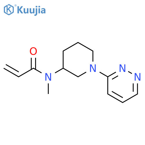 N-Methyl-N-[1-(3-pyridazinyl)-3-piperidinyl]-2-propenamide structure