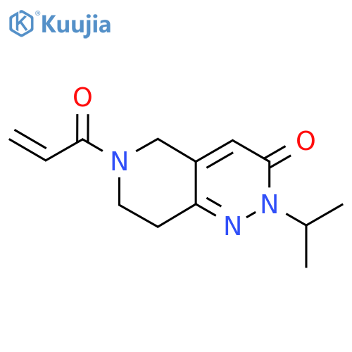 6-Acryloyl-2-isopropyl-5,6,7,8-tetrahydropyrido[4,3-c]pyridazin-3(2H)-one structure