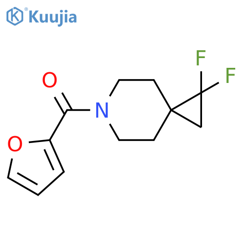 1,1-difluoro-6-(furan-2-carbonyl)-6-azaspiro2.5octane structure