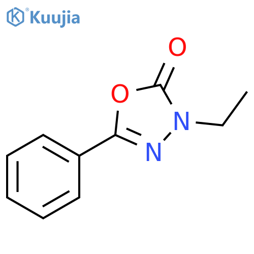 1,3,4-Oxadiazol-2(3H)-one, 3-ethyl-5-phenyl- structure