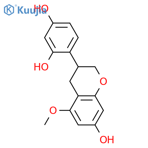 2',4',5,7-Tetrahydroxyisoflavan; (R)-form, 5-Me ether structure