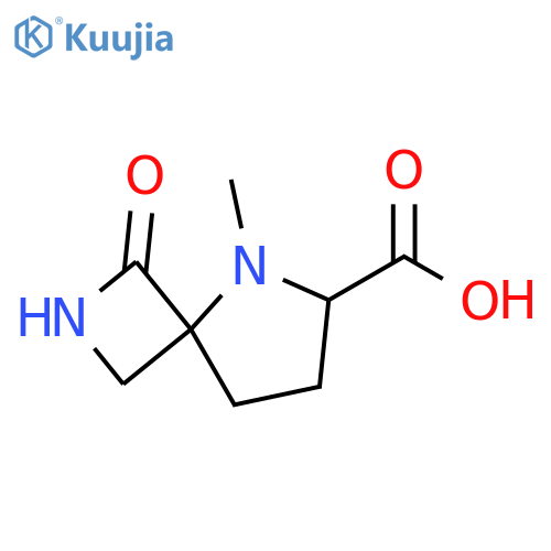 5-methyl-3-oxo-2,5-diazaspiro[3.4]octane-6-carboxylic acid structure