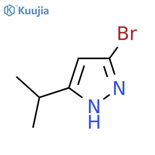 5-Bromo-3-isopropyl-1H-pyrazole structure