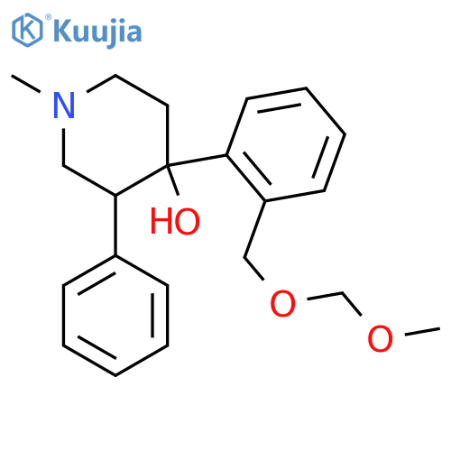 4-(2-((MethoxyMethoxy)Methyl)phenyl)-1-Methyl-3-phenylpiperidin-4-ol structure