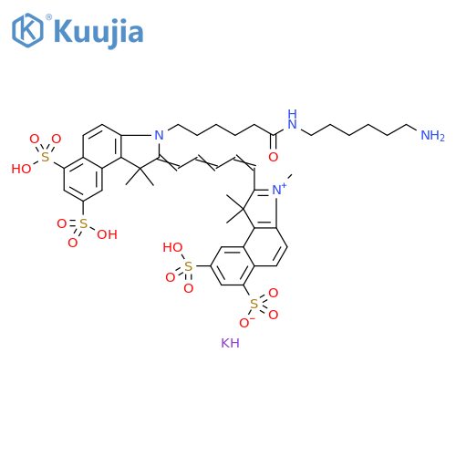 Sulfo-Cy5.5 amine structure