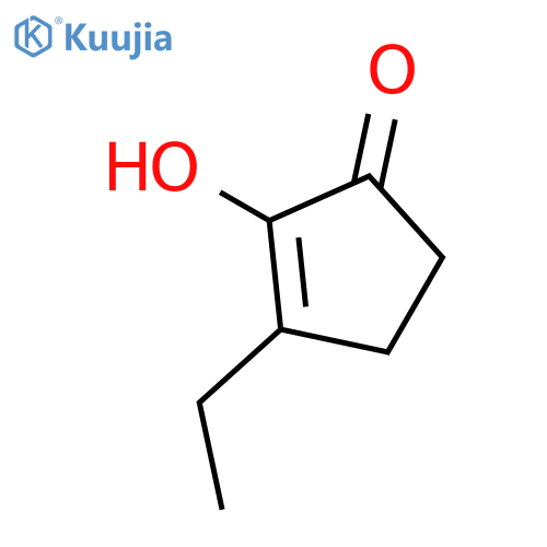 3-ethyl-2-hydroxycyclopent-2-en-1-one structure