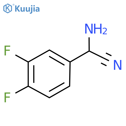 2-Amino-2-(3,4-difluorophenyl)acetonitrile structure