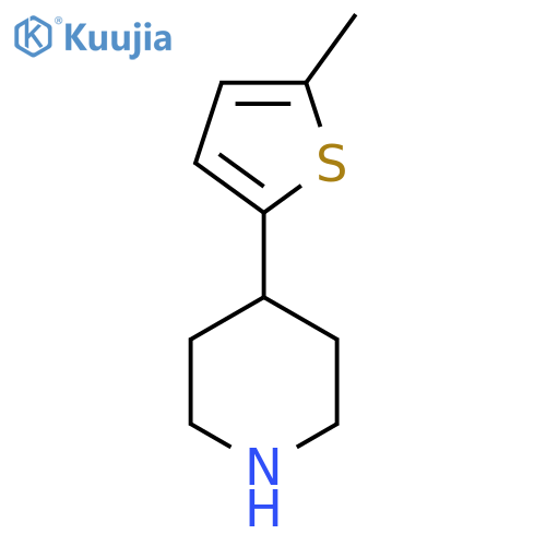 4-(5-Methylthiophen-2-yl)piperidine structure