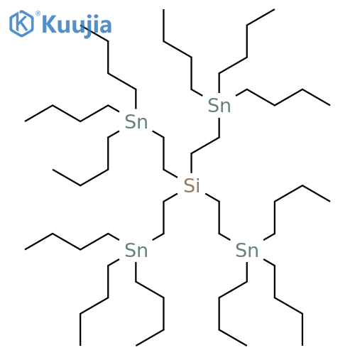 SILANE, TETRAKIS[2-(TRIBUTYLSTANNYL)ETHYL]- structure