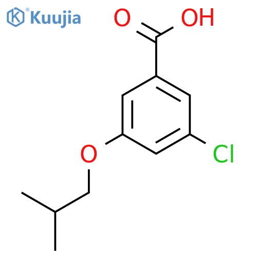 3-Chloro-5-isobutoxybenzoic acid structure