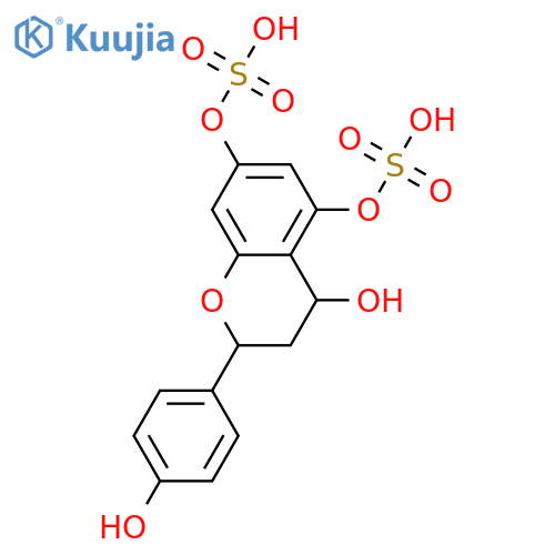 4,4',5,7-Tetrahydroxyflavan; (2S,4R)-form, 5,7-Disulfate structure