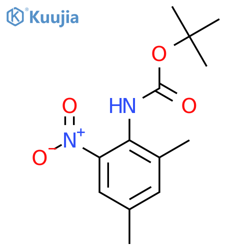 tert-butyl N-(2,4-dimethyl-6-nitrophenyl)carbamate structure
