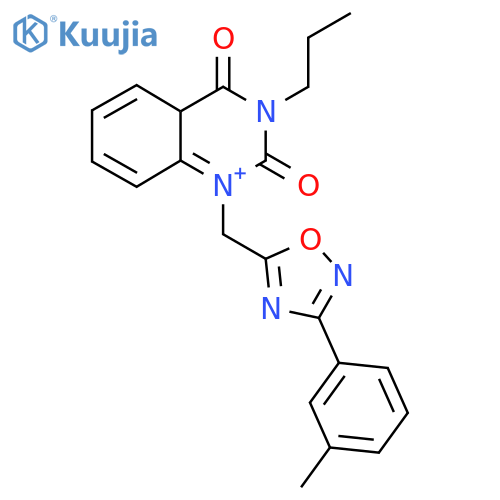 1-{[3-(3-Methylphenyl)-1,2,4-oxadiazol-5-yl]methyl}-3-propyl-1,2,3,4-tetrahydroquinazoline-2,4-dione structure