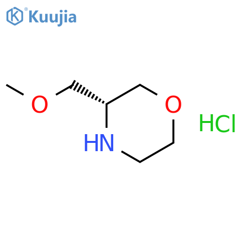 Morpholine, 3-(methoxymethyl)-, hydrochloride, (3R)- structure
