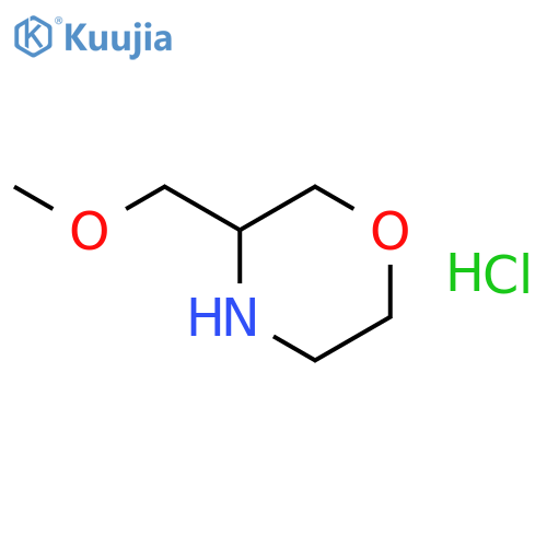 (S)-3-(Methoxymethyl)morpholine hydrochloride structure
