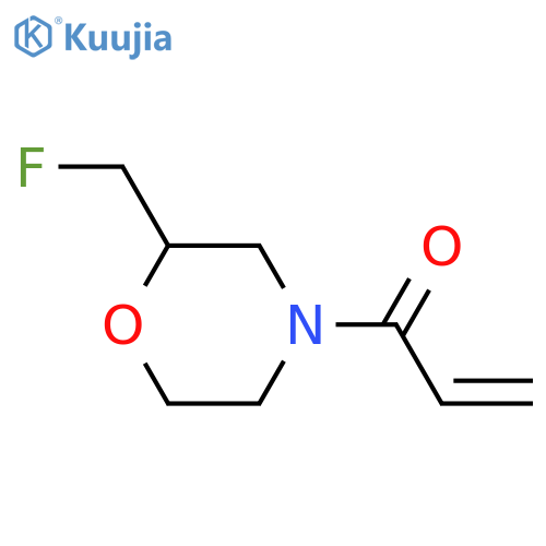 1-2-(fluoromethyl)morpholin-4-ylprop-2-en-1-one structure