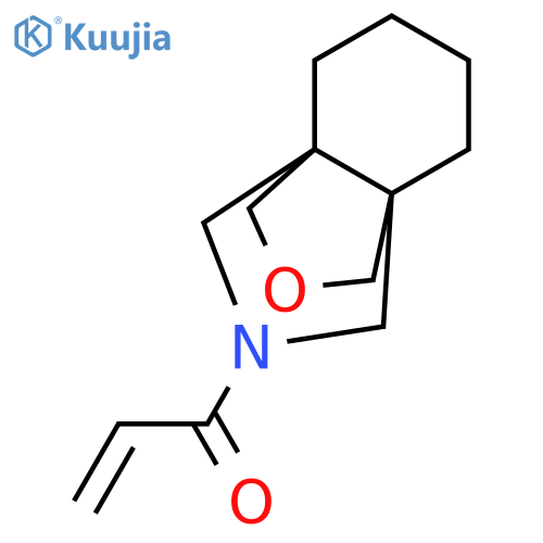 1-{8-Oxa-11-azatricyclo[4.3.3.0,1,6]dodecan-11-yl}prop-2-en-1-one structure