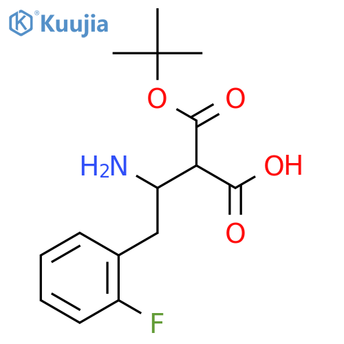 Boc-(S)-3-amino-4-(2-fluorophenyl)-butyric Acid structure