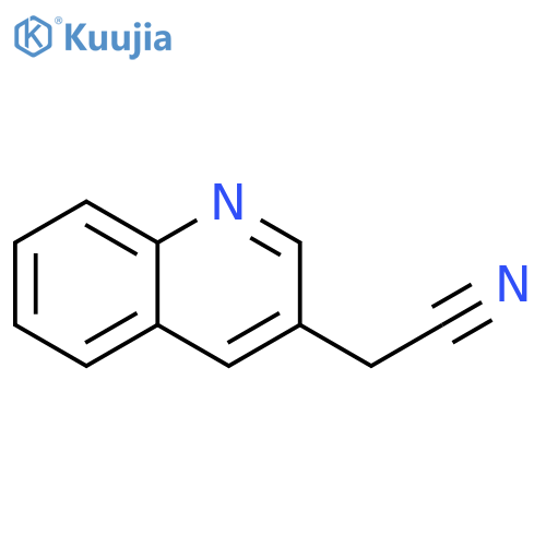 2-(quinolin-3-yl)acetonitrile structure
