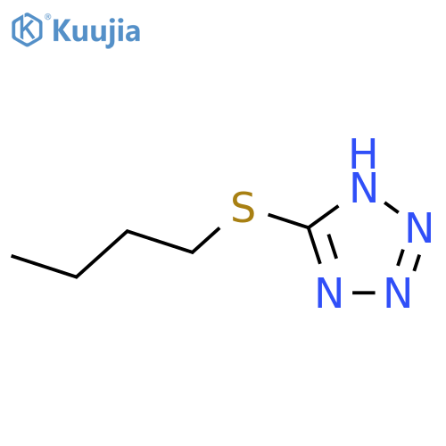 2H-Tetrazole,5-(butylthio)- structure