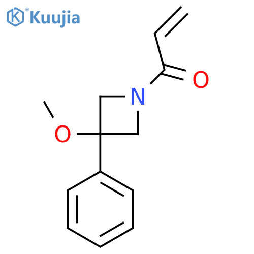 1-(3-Methoxy-3-phenylazetidin-1-yl)prop-2-en-1-one structure