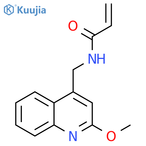 N-[(2-Methoxy-4-quinolinyl)methyl]-2-propenamide structure