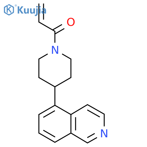 1-4-(isoquinolin-5-yl)piperidin-1-ylprop-2-en-1-one structure